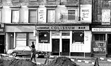 Exterior view of the Coliseum Bar Eglinton Street